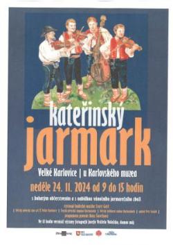 Kateinsk jarmark Velk Karlovice 24.11.2024