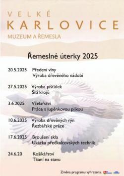 emesln ter - Karlovsk muzeum Velk Karlovice