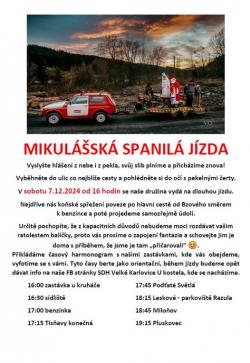 Mikulsk spanil jzda 7.12.2024  